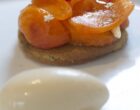 Abricots du Roussilon, tarte amandine, crème glacée aux amandes © MR